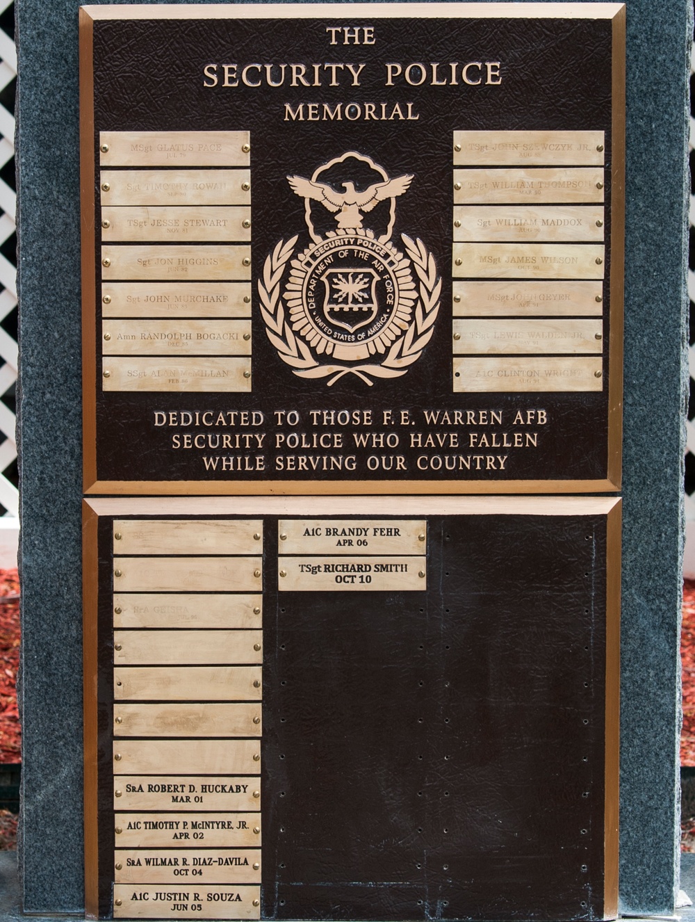 790 MSFS rededicates memorial to fallen defenders