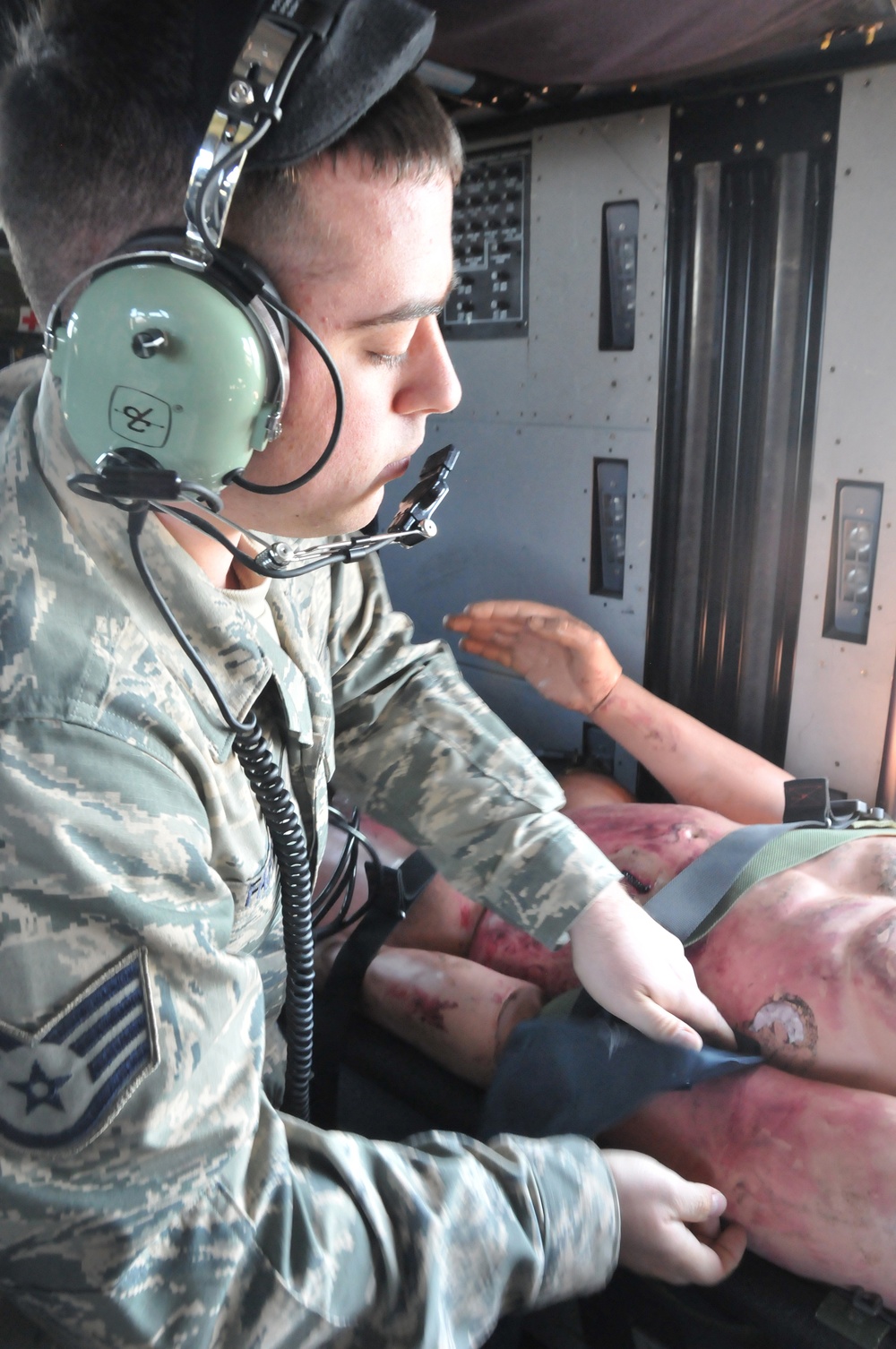 104th Fighter Wing Airmen Experience Medevac Training with 3-126th Aviation Flight Medics