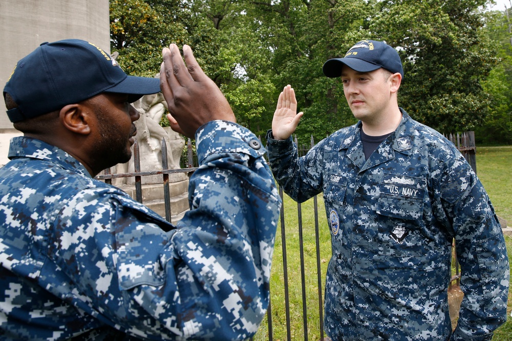 MM1 Sheib's Reenlistment