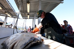 Seward thanks service members with a day of fishing