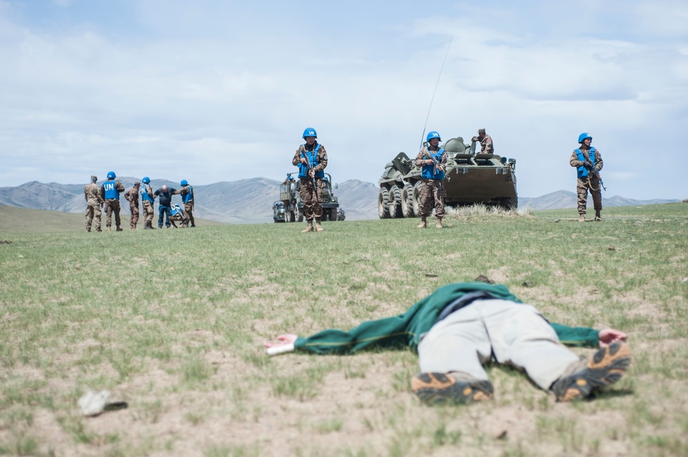 Mongolian, Royal Canadian, U.S. Armed Forces conducted IED Mine Awareness Training