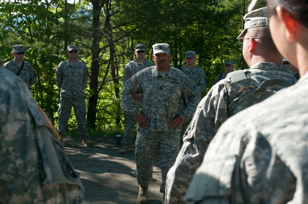 Command Sgt. Maj. Of Vermont Addresses Recruiting and Retention Battalion