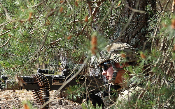 Troopers fire it up in Latvia