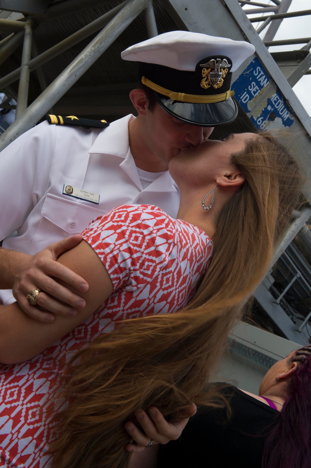 USS San Jacinto departs Naval Station Norfolk with the USS Dwight D. Eisenhower Carrier Strike Group (CSG).