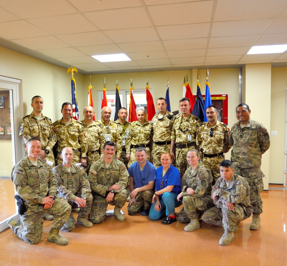 US NAVY COMPLETES WALKING BLOOD BANK FOR ROMANIAN COALITION PARTNERS