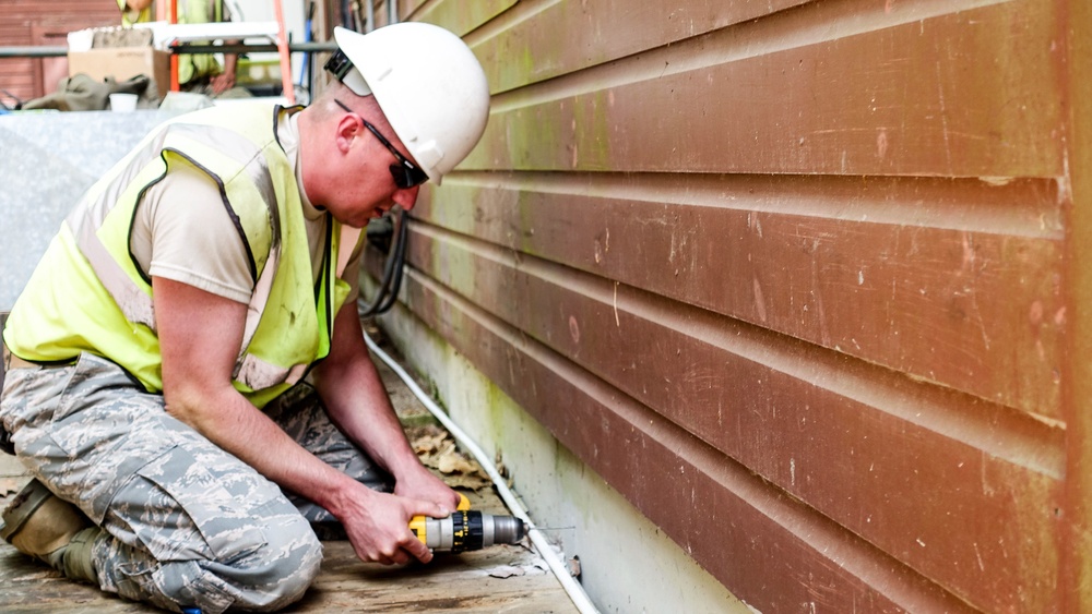Civil engineer Airmen build Boy Scouts camp