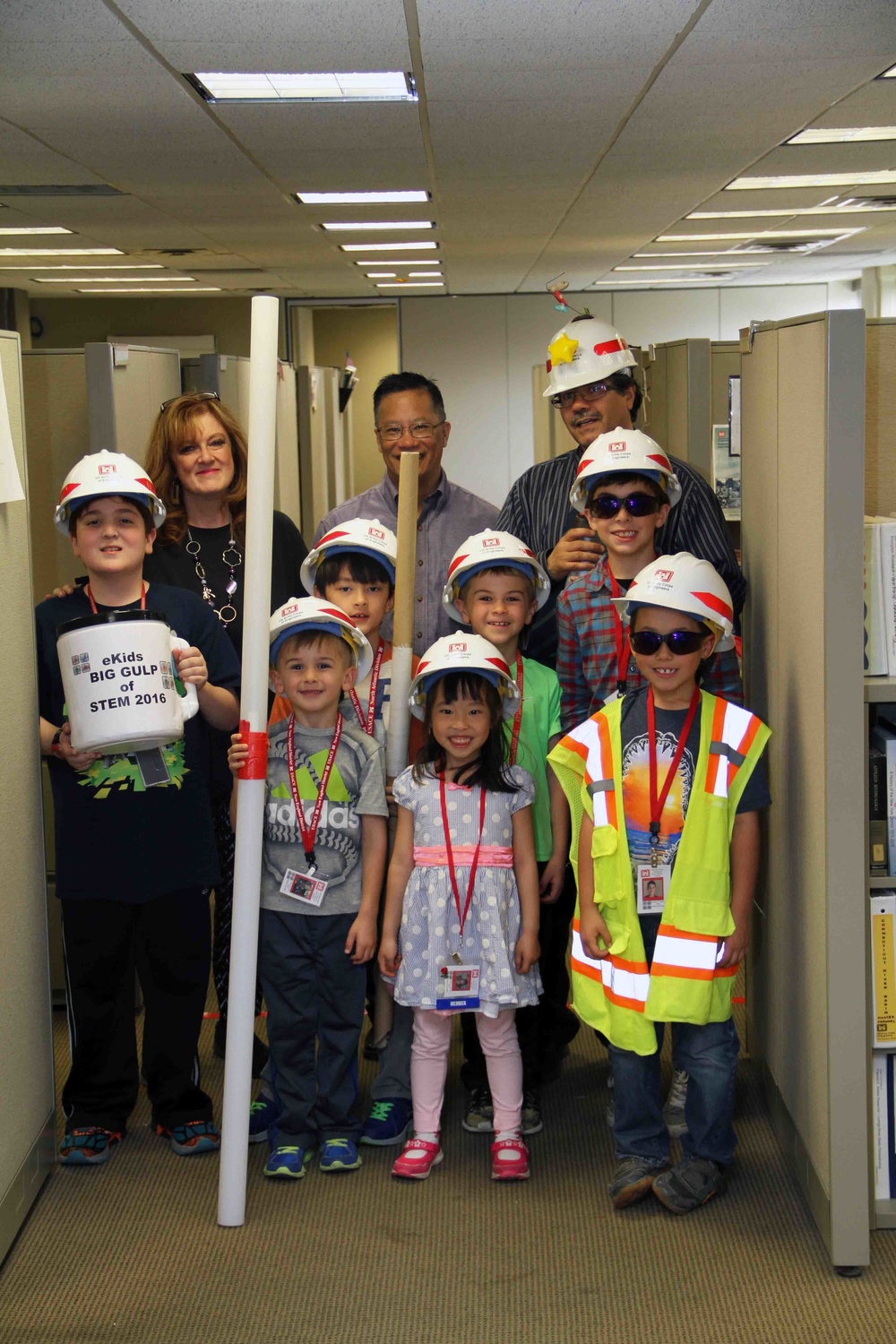 Division employees' kids visit, learn