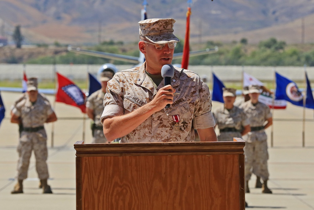 MCAS Camp Pendleton Headquarters and Headquarters Squadron  Change of Command