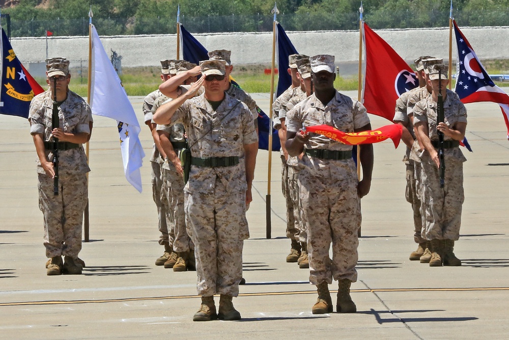 MCAS Camp Pendleton Headquarters and Headquarters Squadron  Change of Command