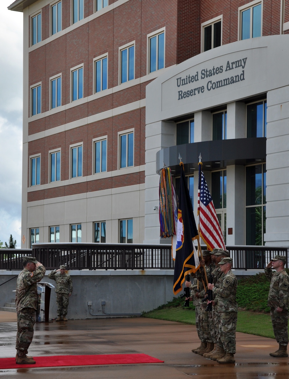 U.S. Army Reserve Command conducts relinquishment of command ceremony