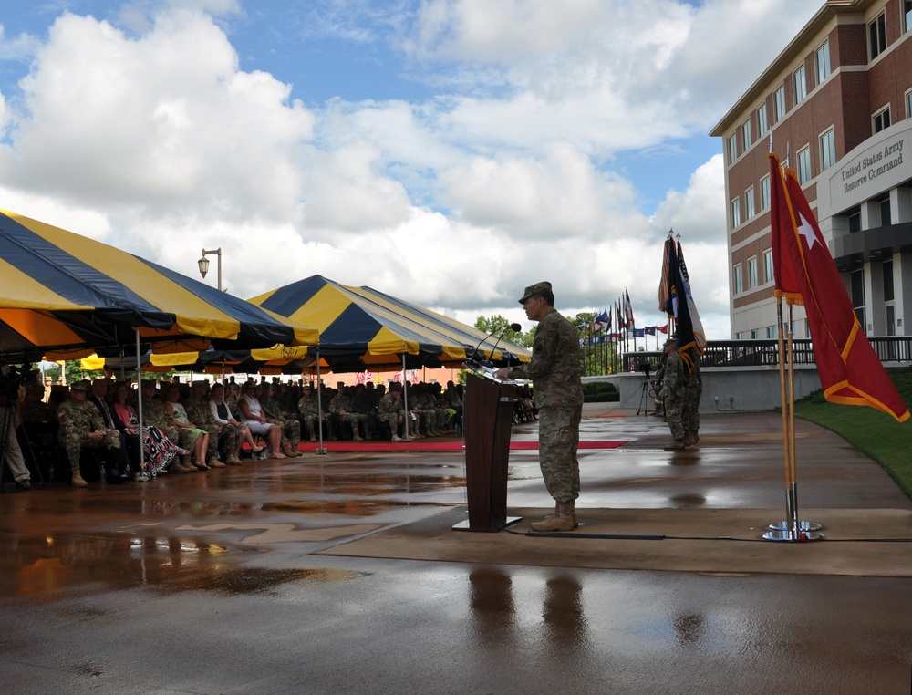 U.S. Army Reserve Command conducts relinquishment of command ceremony