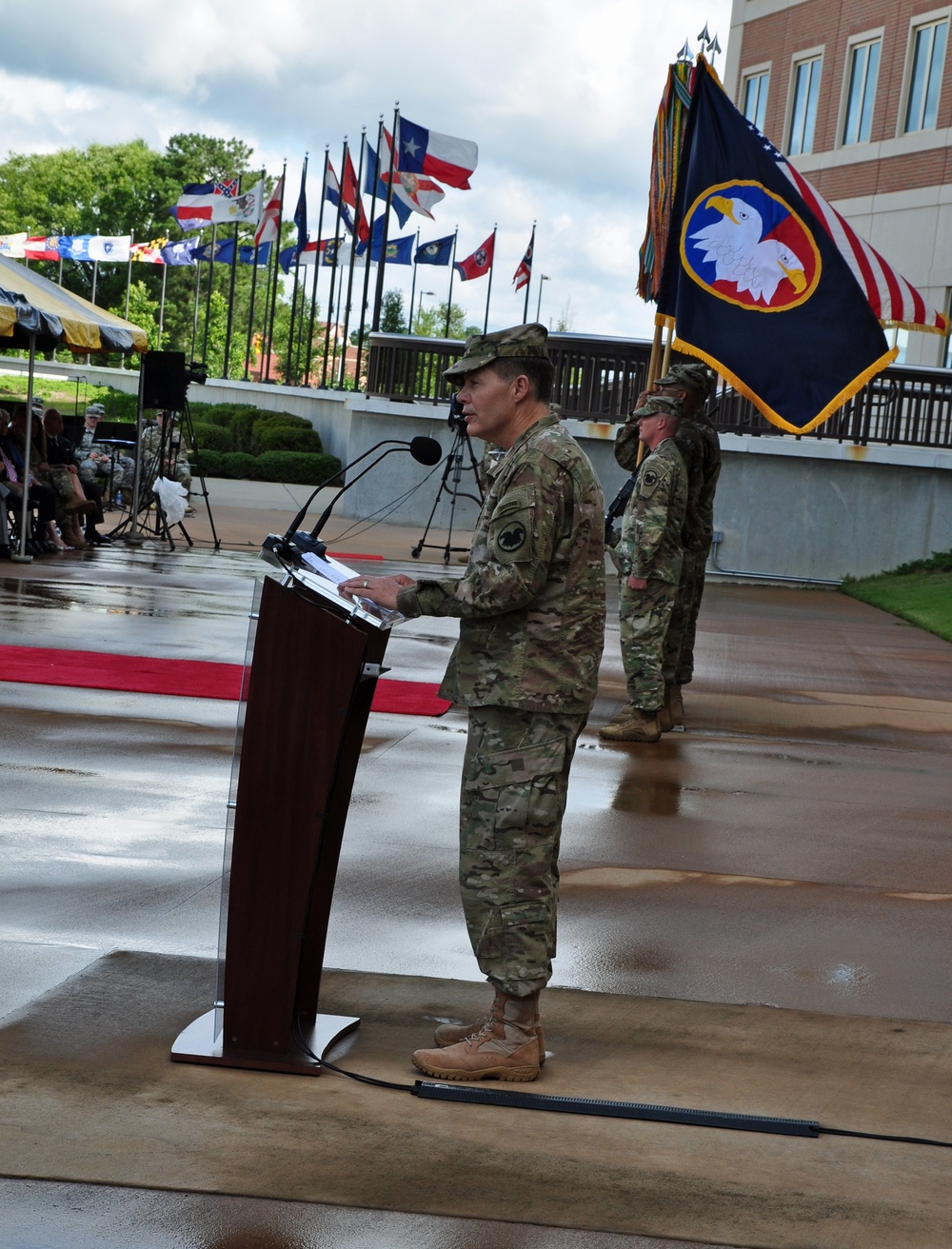 U.S. Army Reserve Command conducts relinquishment of command ceremony