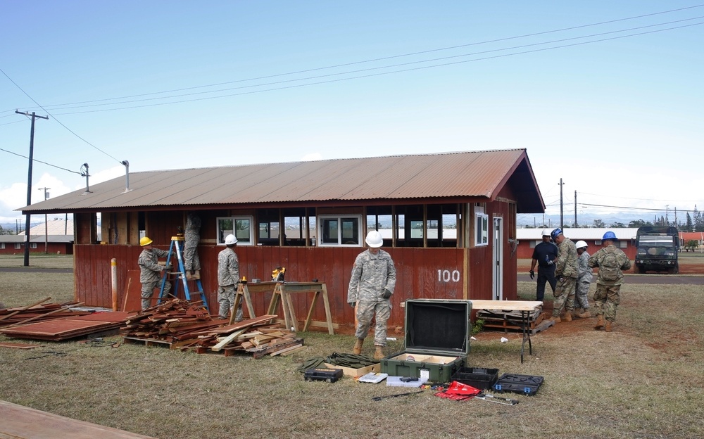 The 561st Engineer Construction Company supports the JPMRC