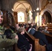 Services inside church of Sainte-Mère-Église commemorate D-Day Invasion