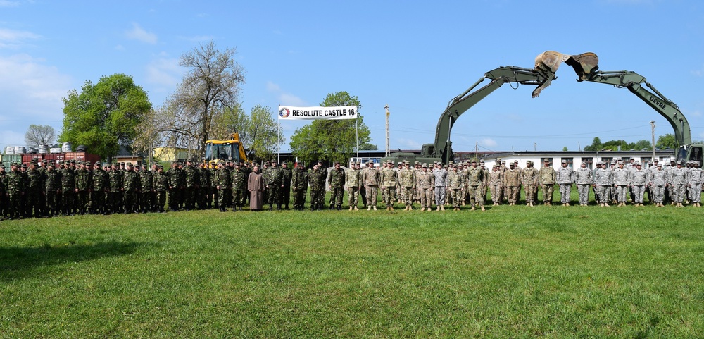 Romania Holds Opening Ceremony for Operation Resolute Castle