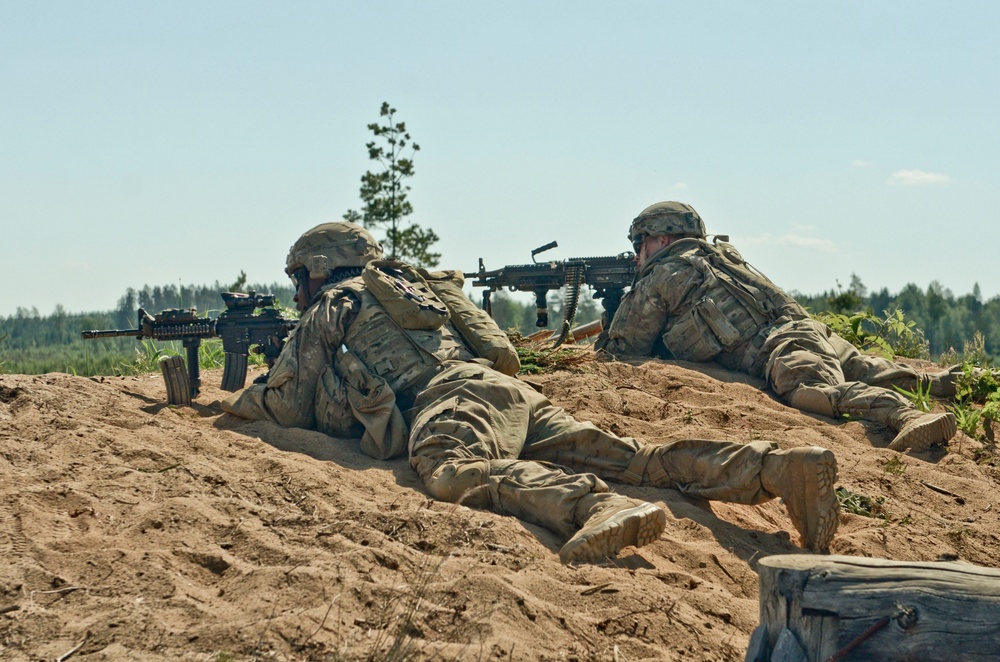 Eagle Troop proves strength, endurance in Estonia