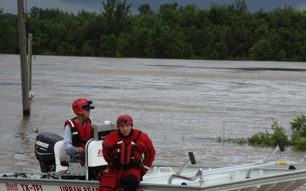 First Responders dismount boat