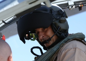 Division Commander flies in new Viper-Cobra attack helicopter