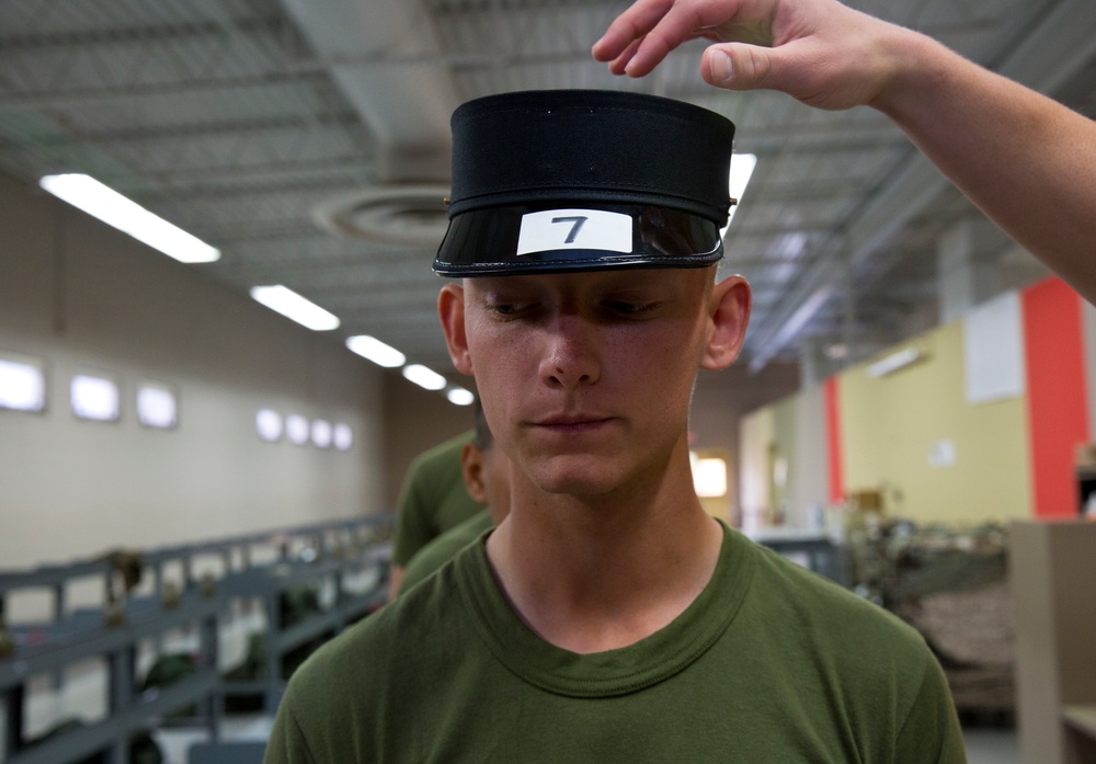 Company B Initial Uniform Fitting