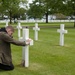 Marine visits gravesite of WWII family hero