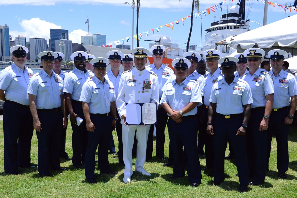 USCGC Sherman change of command ceremony