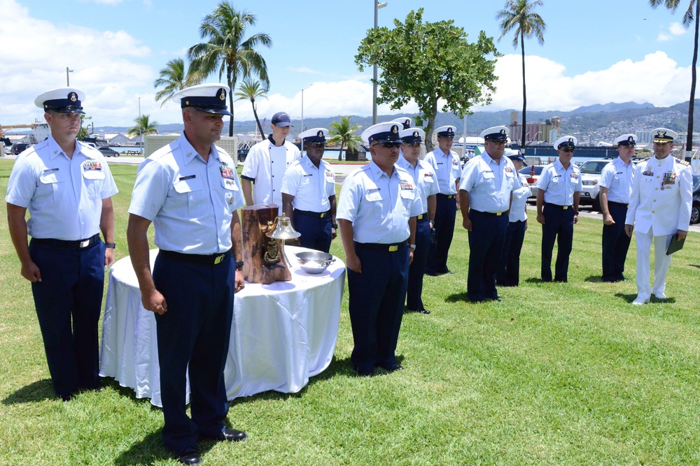 USCGC Sherman change of command ceremony