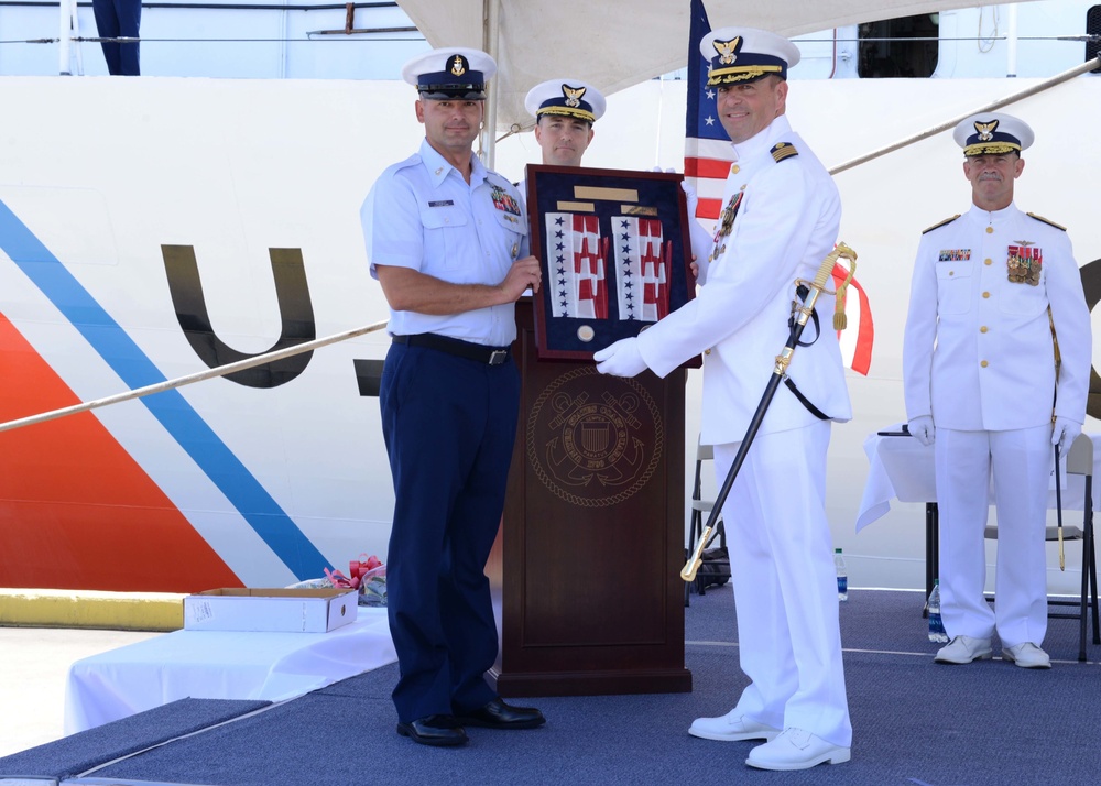 USCGC Sherman change of command ceremony