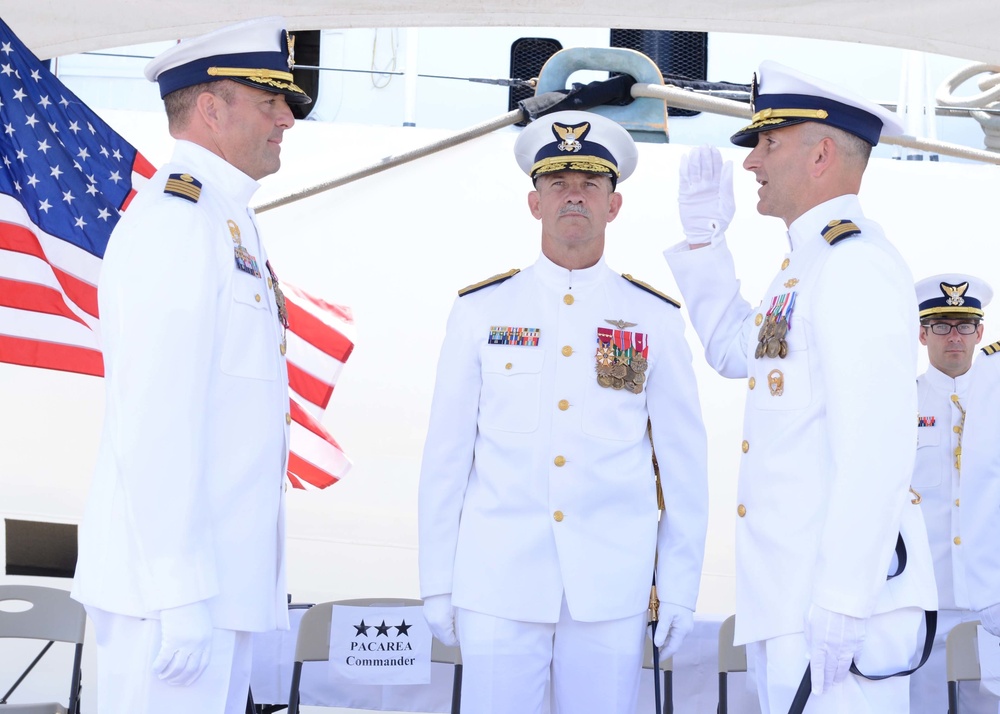 USCGC Sherman change of command ceremony