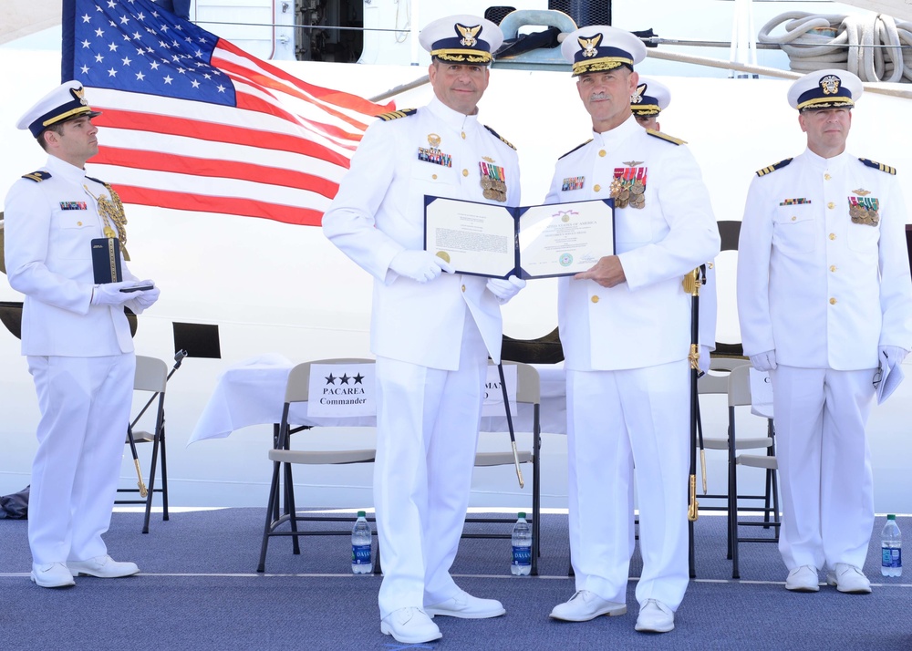 USCGC Sherman change of command ceremony