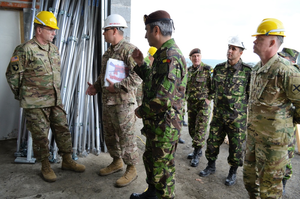 Lt. Gen. Ben Hodges Visits Alabama National Guard in Cincu, Romania