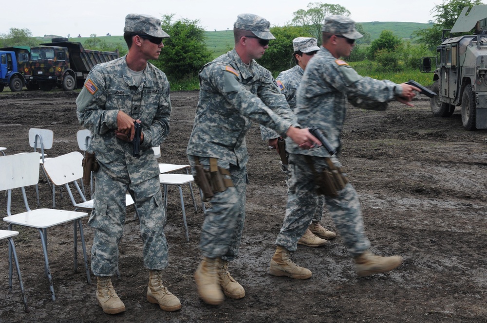 214th Military Police Company, Alabama Army National Guard Trains in Romania During Operation Resolute Castle