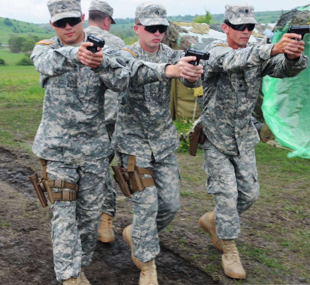 214th Military Police Company, Alabama Army National Guard Trains in Romania During Operation Resolute Castle