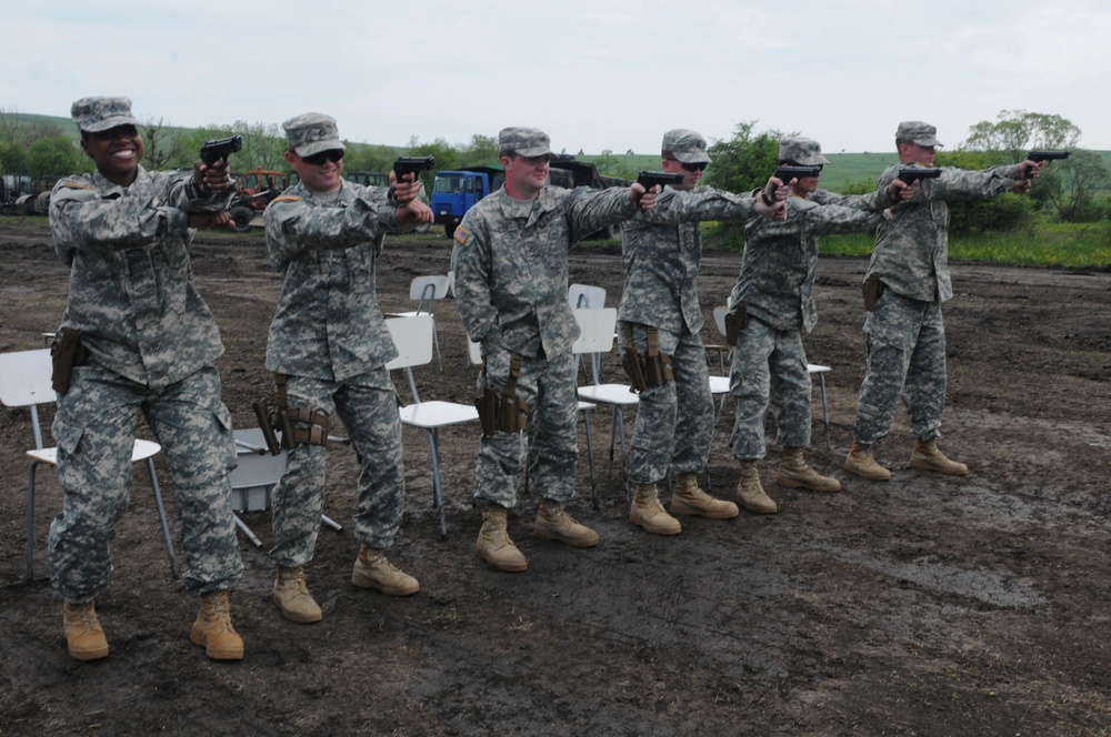 214th Military Police Company, Alabama Army National Guard Trains in Romania During Operation Resolute Castle