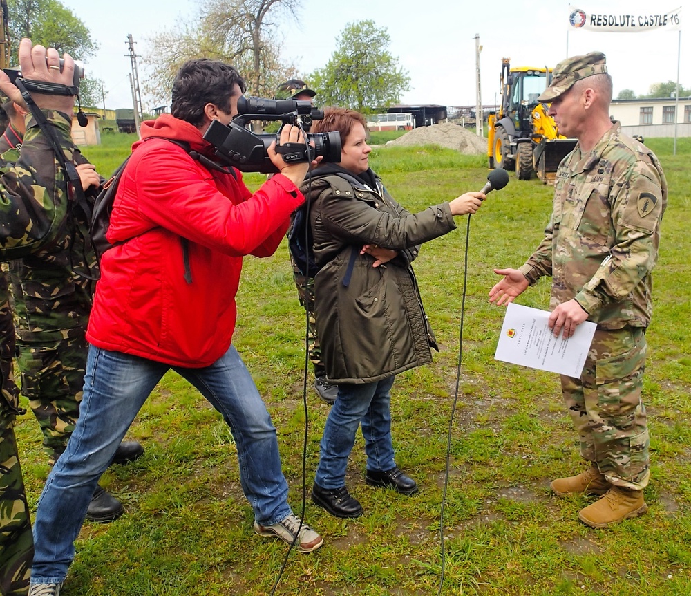 Romania Holds Opening Ceremony for Operation Resolute Castle