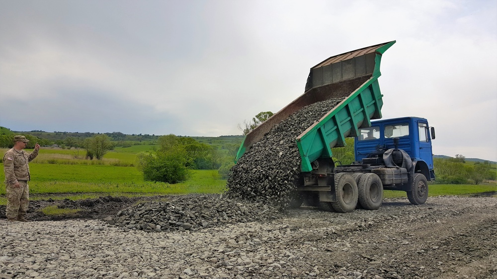Alabama National Guard Uses Heavy Equipment to Expand Romanian Military Base