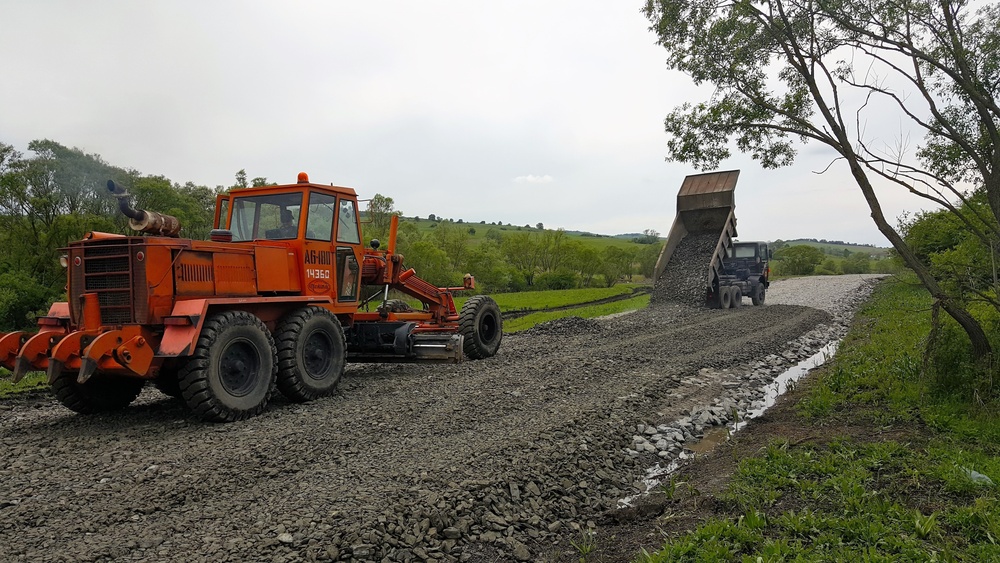 Alabama National Guard Uses Heavy Equipment to Expand Romanian Military Base