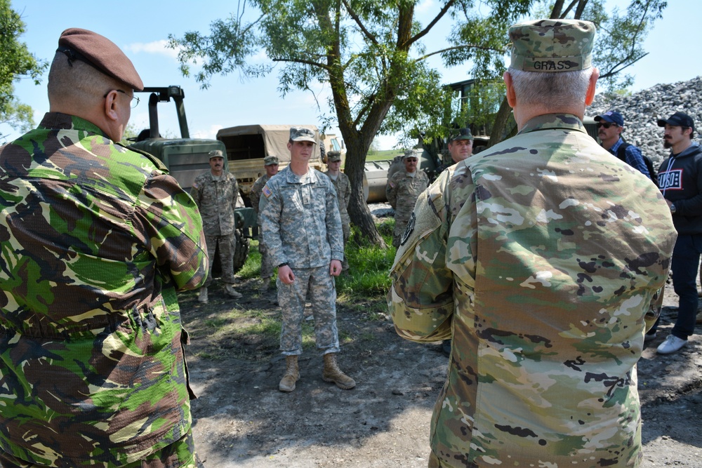 USO Visits Alabama Army National Guard at Cincu, Romania during Operation Resolute Castle