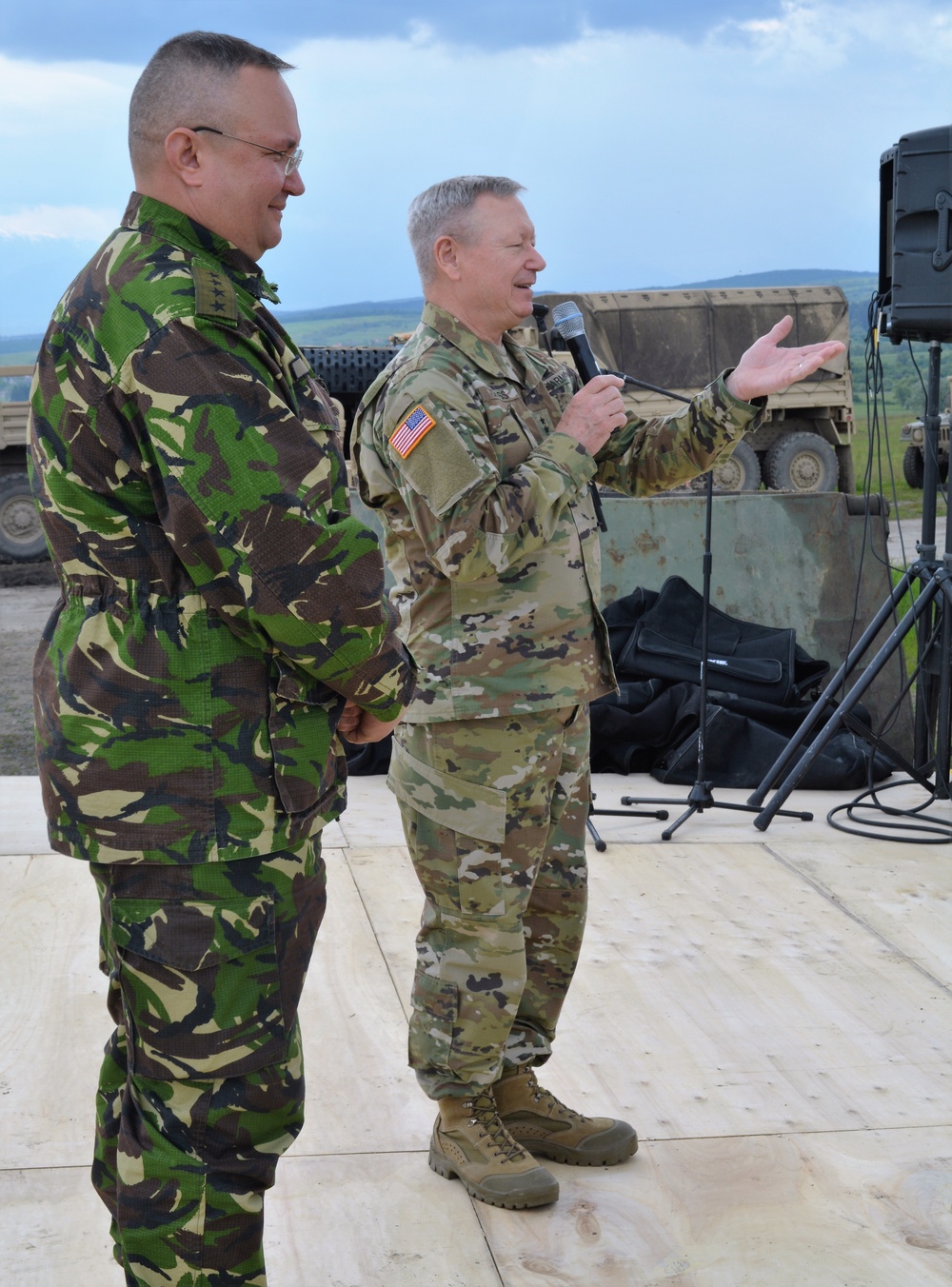 USO Visits Alabama Army National Guard at Cincu, Romania during Operation Resolute Castle