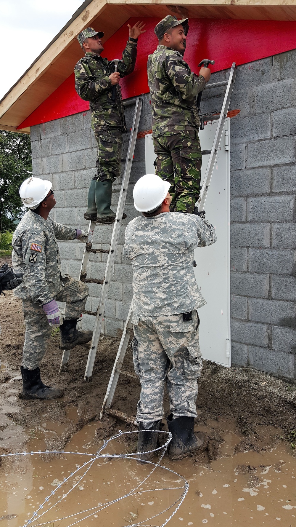 Alabama National Guard and Romanian Military Engineers Work Together to Expand Infrastructure in Romania