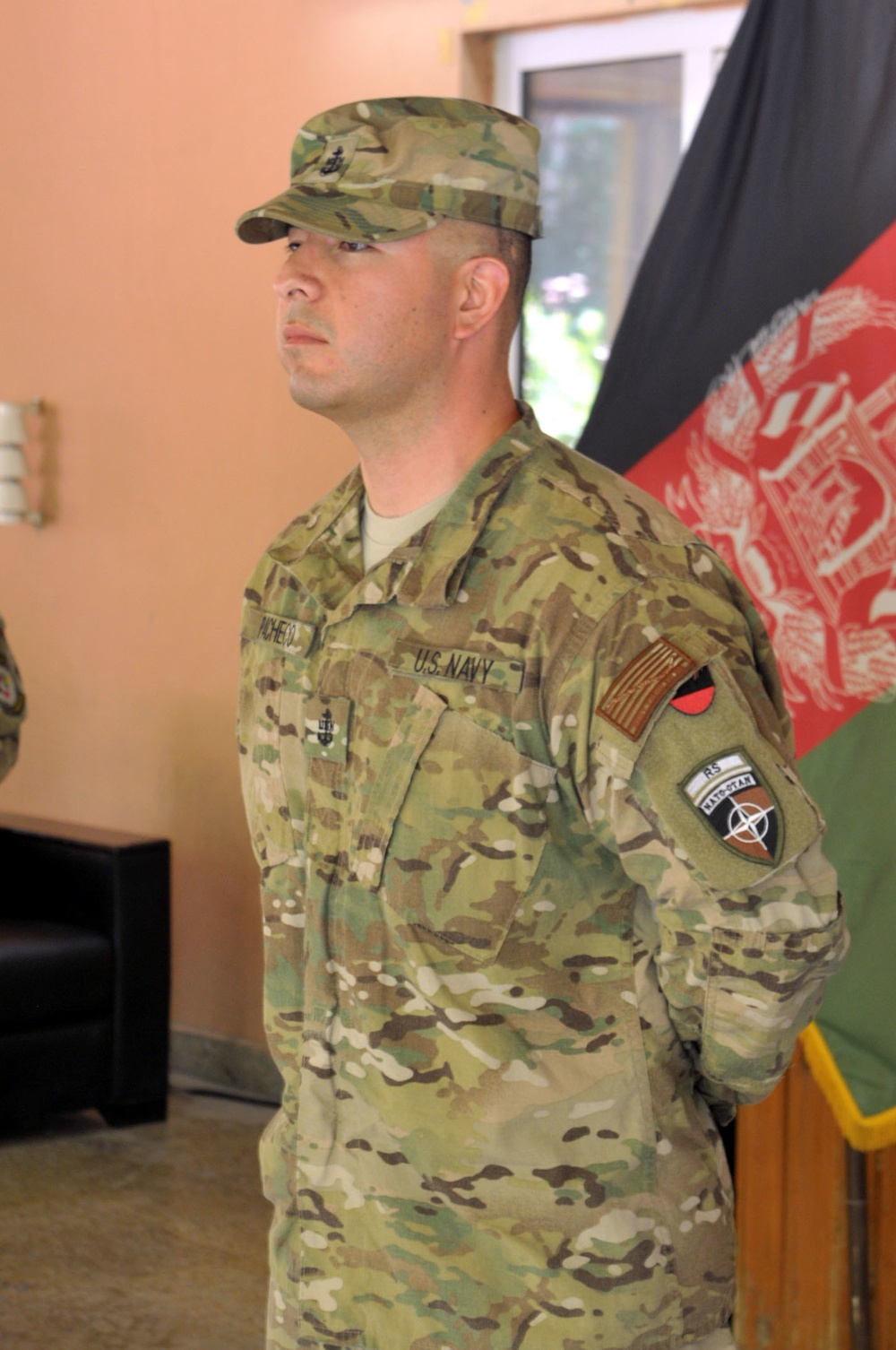 Artesia Native in Afghanistan Promoted to Navy Senior Chief Petty Officer