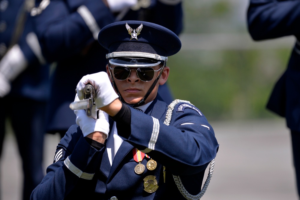 USAF Honor Guard Performs at Air Force Memorial