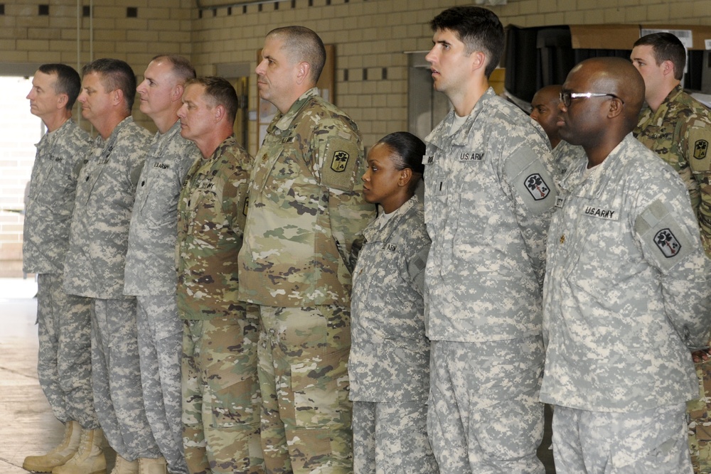 678TH ADA Brigade Promotion Ceremony Maj. Gates