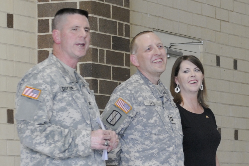 678TH ADA Brigade Promotion Ceremony Maj. Gates