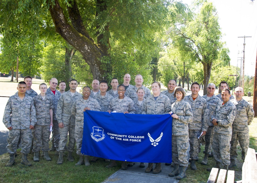 446th AW graduates 87 from CCAF