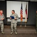 145th Airlift Wing Commander presents the Mishap-Free Flying Hour Milestone Award