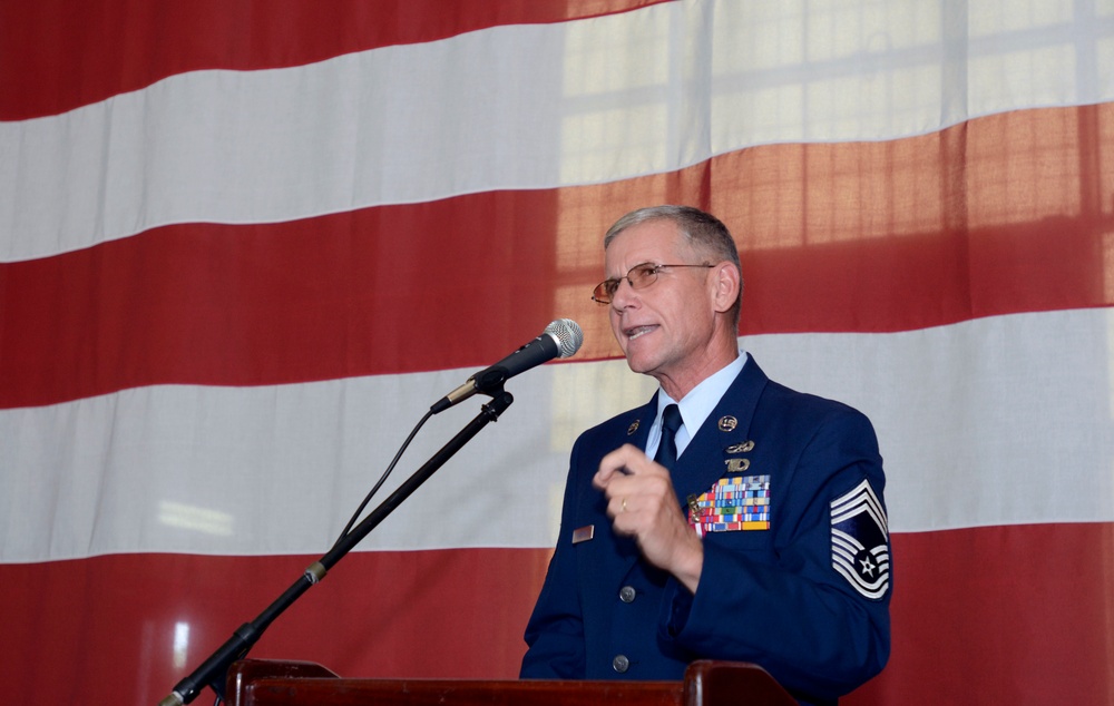 Chief Master Sgt. David Stafford Retires After 39 Years of Military Service