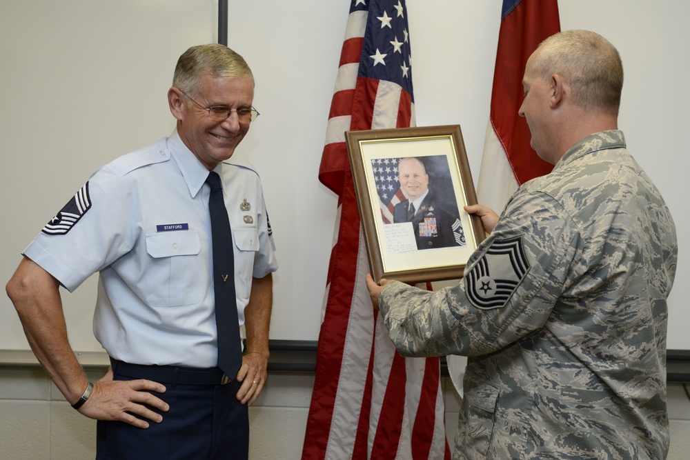 Chief Master Sgt. David Stafford Retires After 39 Years of Military Service