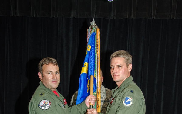 Rezac assumes command of the 110th Bomb Squadron