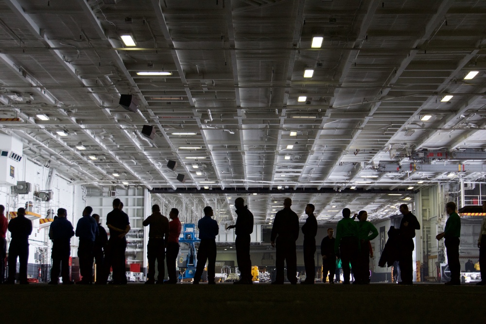 Hangar Bay FOD walk down