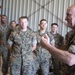 The 19th Chaplain of the Marine Corps visits SPMAGT-CR-AF Marines &amp; Sailors